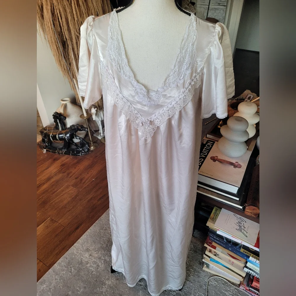 Dior Cream Satin Lace Chemise